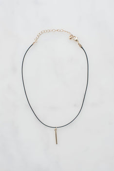 Choker with Gold Pendant